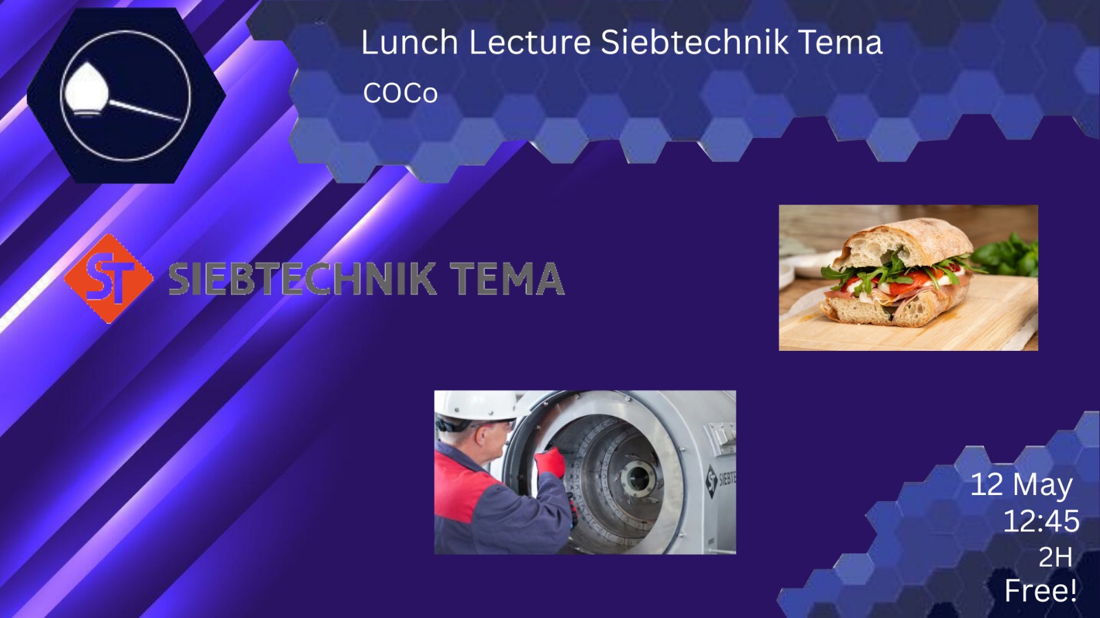 Lunch Lecture Siebtechnik TEMA
